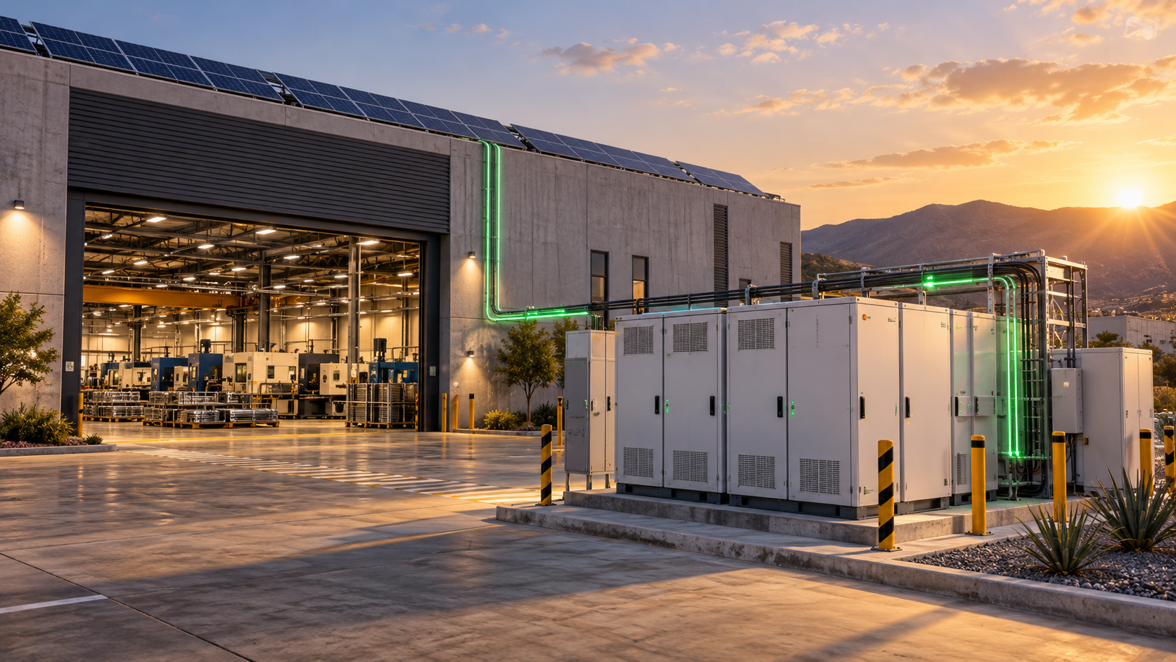 Solar-Powered Industrial Energy Campus